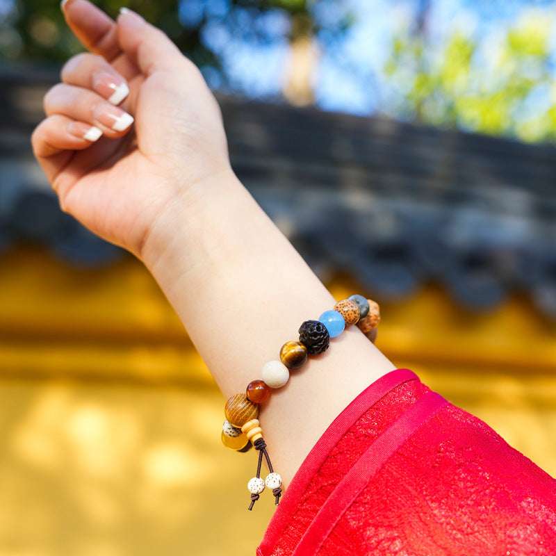 18 Beads Buddha Bodhi Seed Bracelet – Handmade Buddhist Jewelry