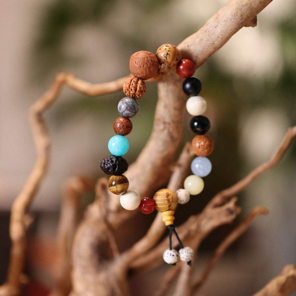 Handcrafted Bodhi Seed Bracelet for Enlightenment and Balance