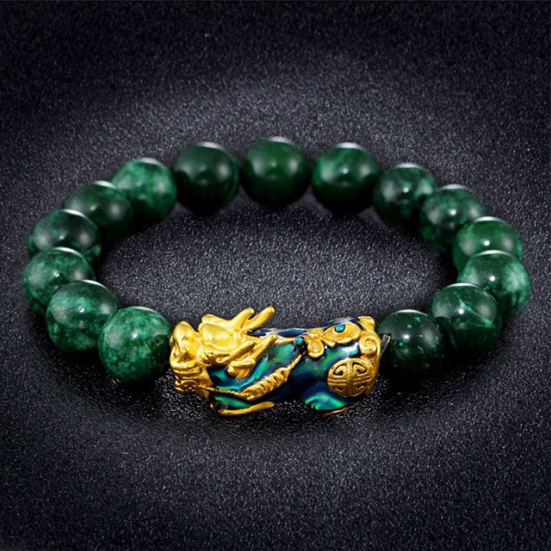 Buddhastoneshop FengShui PiXiu Jade Protection Bracelet