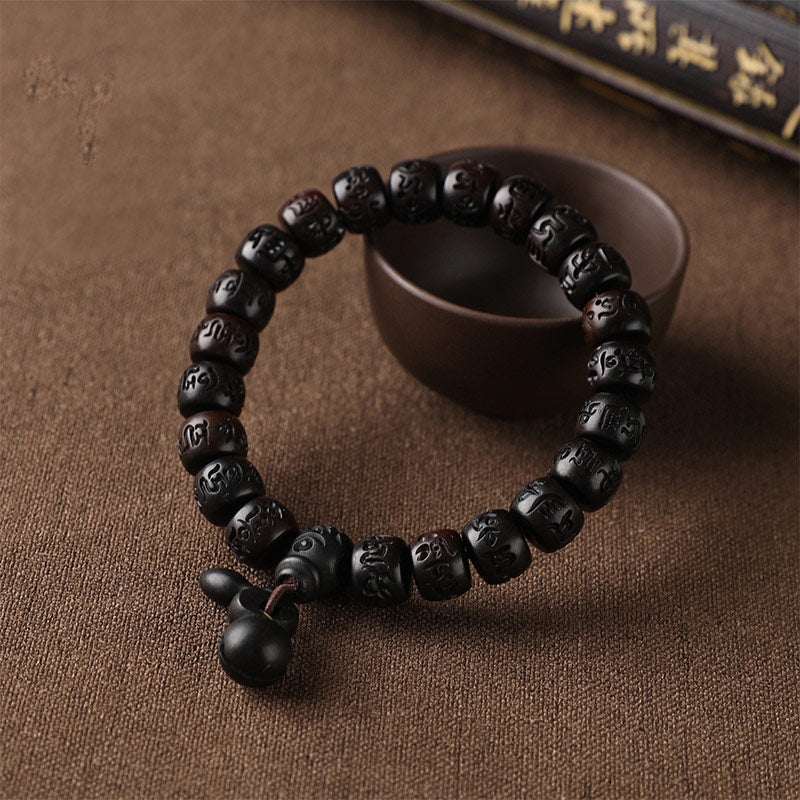 Buddha Stones Tibetan Lightning Strike Wood Protection Bracelet Bracelet BS 2
