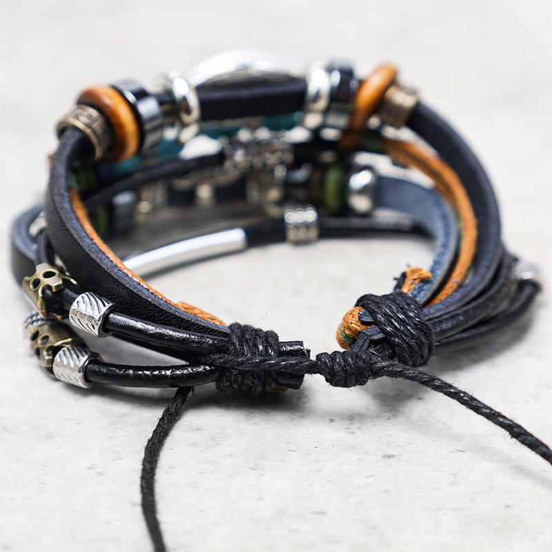 Buddha Stones Tibetan Turquoise Evil Eye Purification Bracelet Bracelet BS 4