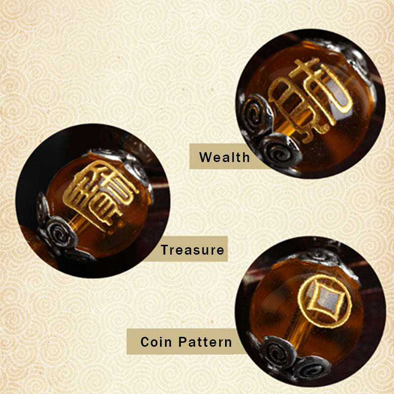 Buddha Stones Tiger Eye Bead Fortune Prosperity Bracelet Bracelet BS 8