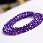 Huaxia Treasures Natural Amethyst Bracelet - Spiritual Energy Gemstone Jewelry