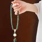 Buddha Stones Lotus Cyan Bodhi Seed Success Bracelet Bracelet BS 3