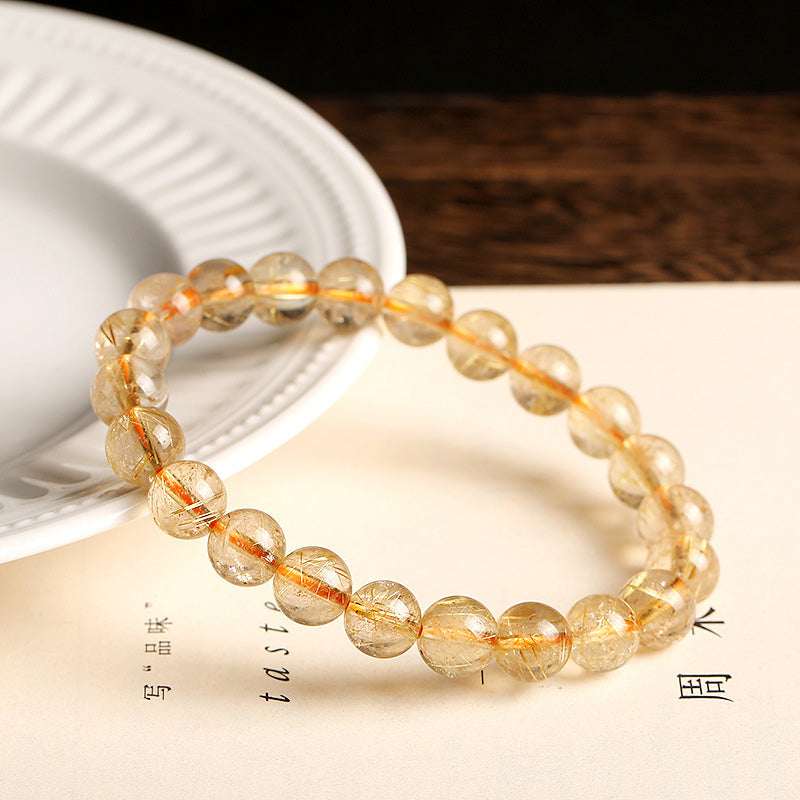 Buddha Stones Natural Citrine Blessing Protection Bracelet Bracelet BS 2