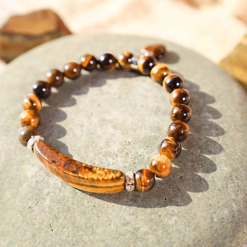 Buddha Stones Natural Quartz Love Heart Healing Beads Bracelet Bracelet BS 18