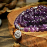 Crystal Gifts for Women - Huaxia Treasures Natural Amethyst Mala Bracelet