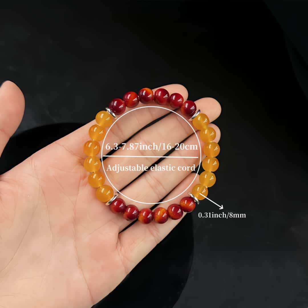 Huaxia Treasures Tiger Eye & Jade Bracelet - Wealth, Success & Protection