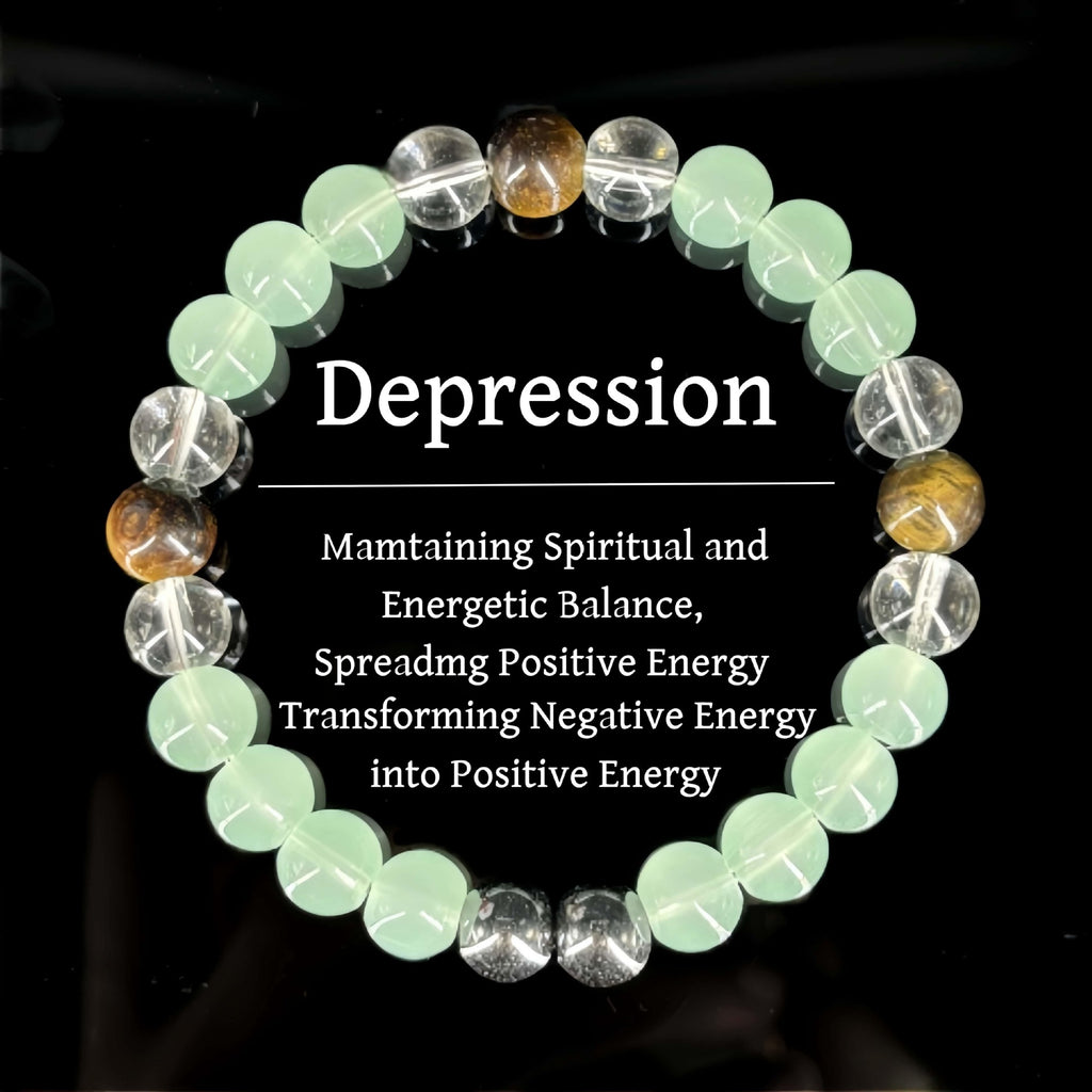 Huaxia Treasures Success & Prosperity Bracelet - Tiger Eye, Hematite & Aventurine Blend