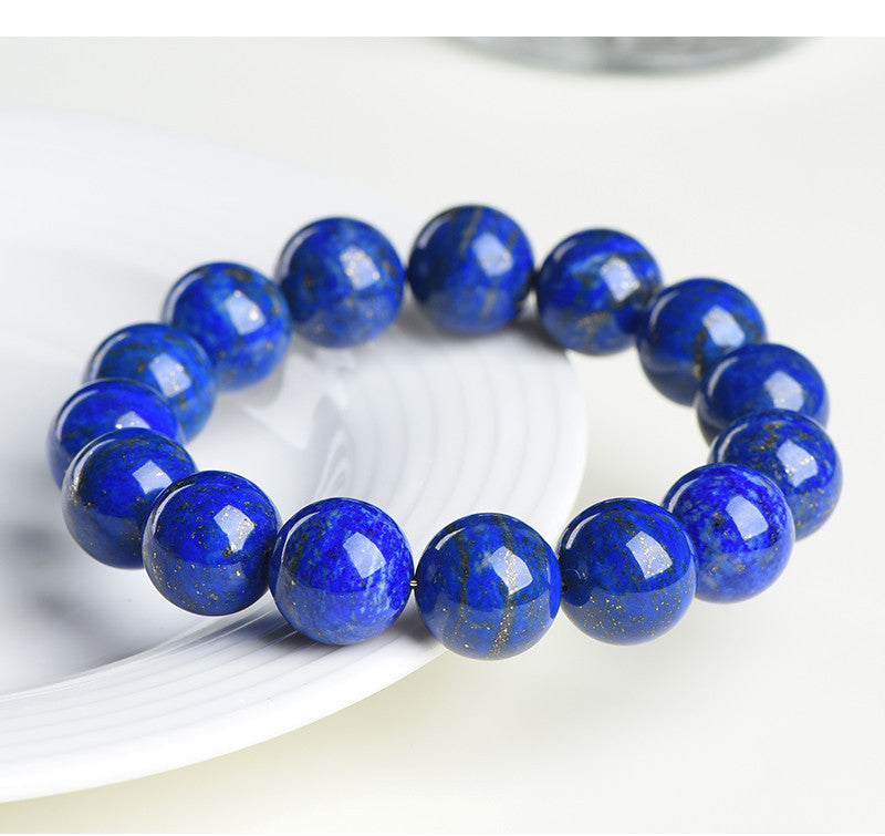 Huaxia Treasures Natural Lapis Lazuli Bracelet - Serenity, Focus & Feng Shui Harmony
