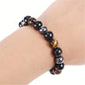 Tiger Eye & Obsidian Gemstone Bracelet - Men's Collection