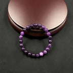 Huaxia Treasures Amethyst Bracelet - Serenity, Healing & Focus Energy Jewelry