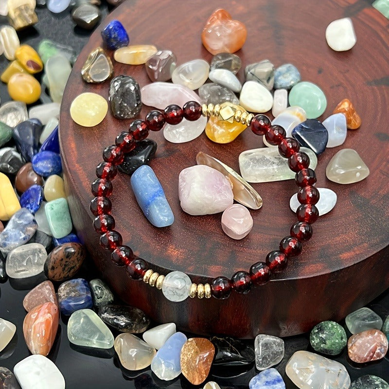 Huaxia Treasures Red Agate Bracelet - Passion, Prosperity & Protection Gemstone Jewelry