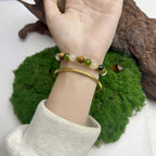 Huaxia Treasures Tiger Eye & Crystal Bracelet - Wealth, Focus & Success