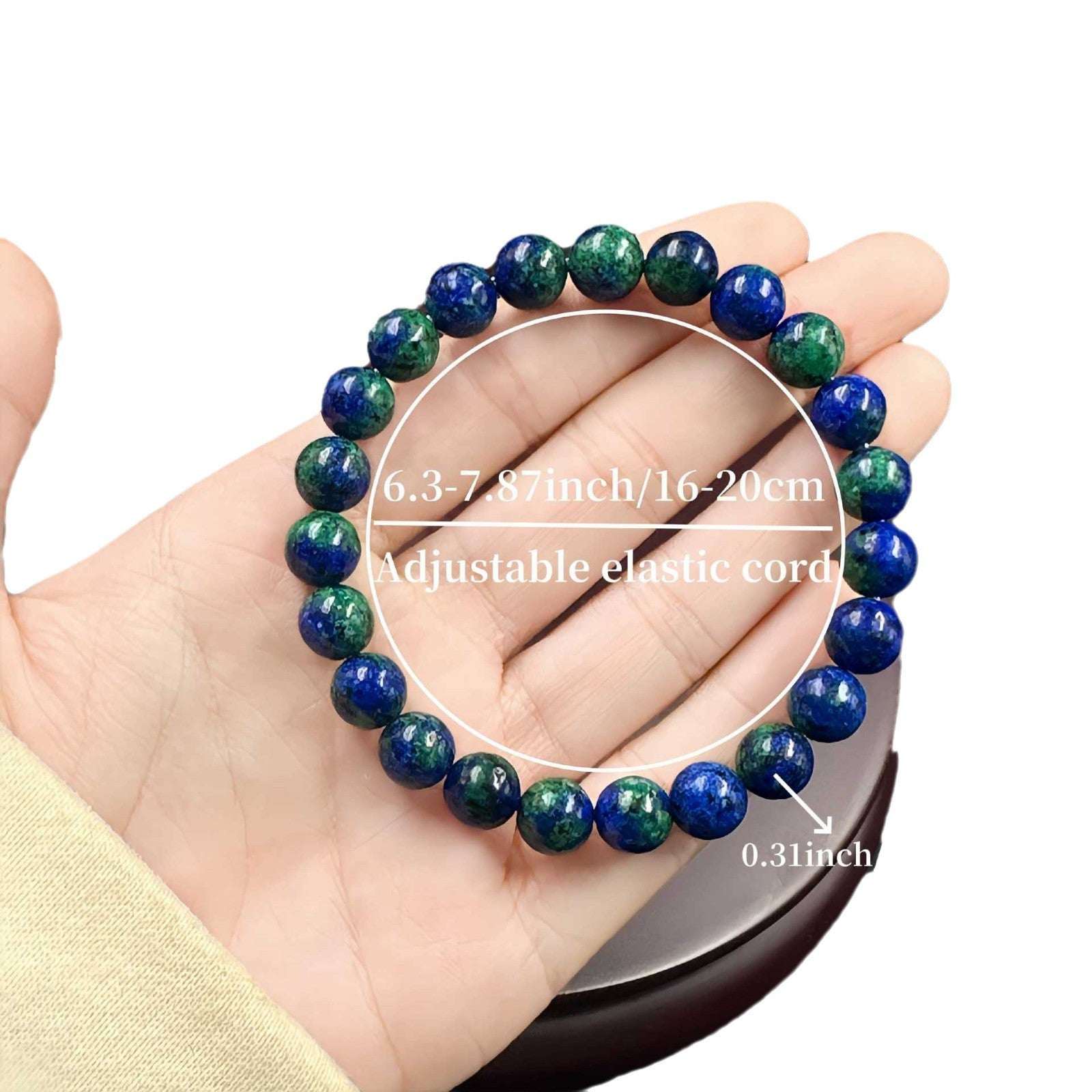 Lapis Lazuli Gemstone Bracelet - Unisex Beaded Jewelry
