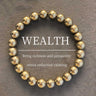 Pyrite Stone Bracelet - Crystal Gift for Women | Feng Shui Accessory