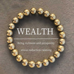 Natural Pyrite Stone Bracelet - Women’s Crystal Gift