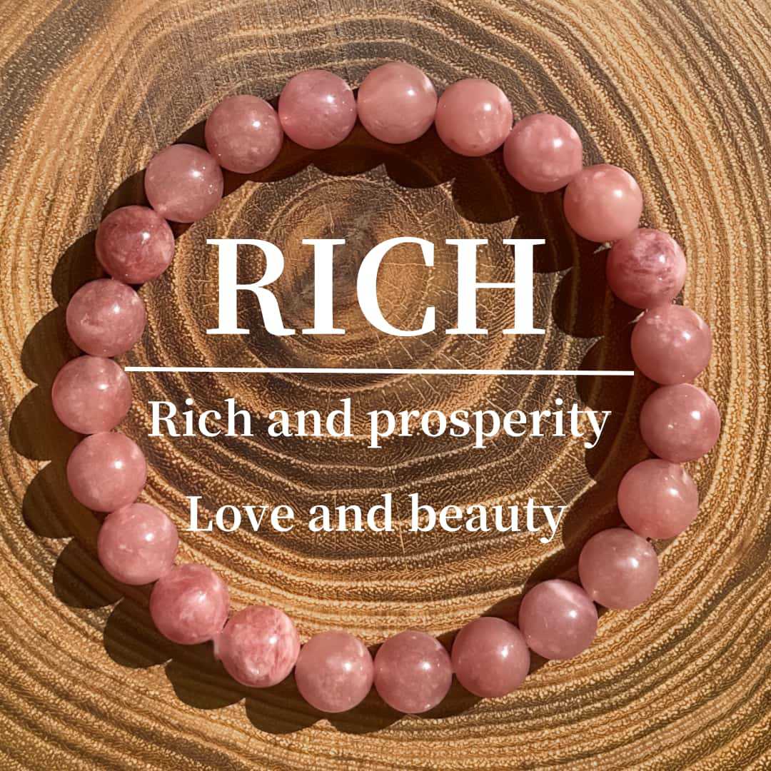Huaxia Treasures Strawberry Quartz Bracelet - Love, Confidence & Passion