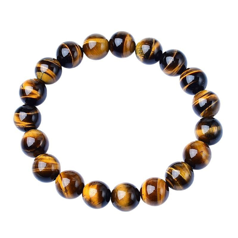 Huaxia Treasures Natural Tiger Eye Bracelet - Wealth, Success & Focus