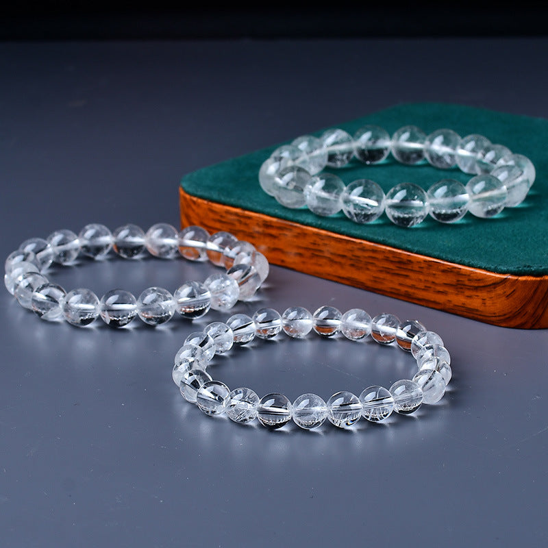 Huaxia Treasures Natural Clear Quartz Bracelet - Healing, Focus & Serenity