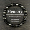 Black Obsidian Hematite Bracelet - Men’s Stylish Crystal Accessory