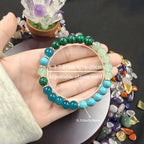 Huaxia Treasures Malachite & Turquoise Bracelet - Healing, Balance & Serenity