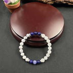 Huaxia Treasures Focus & Serenity Bracelet - Jade, Amethyst & Turquoise Blend