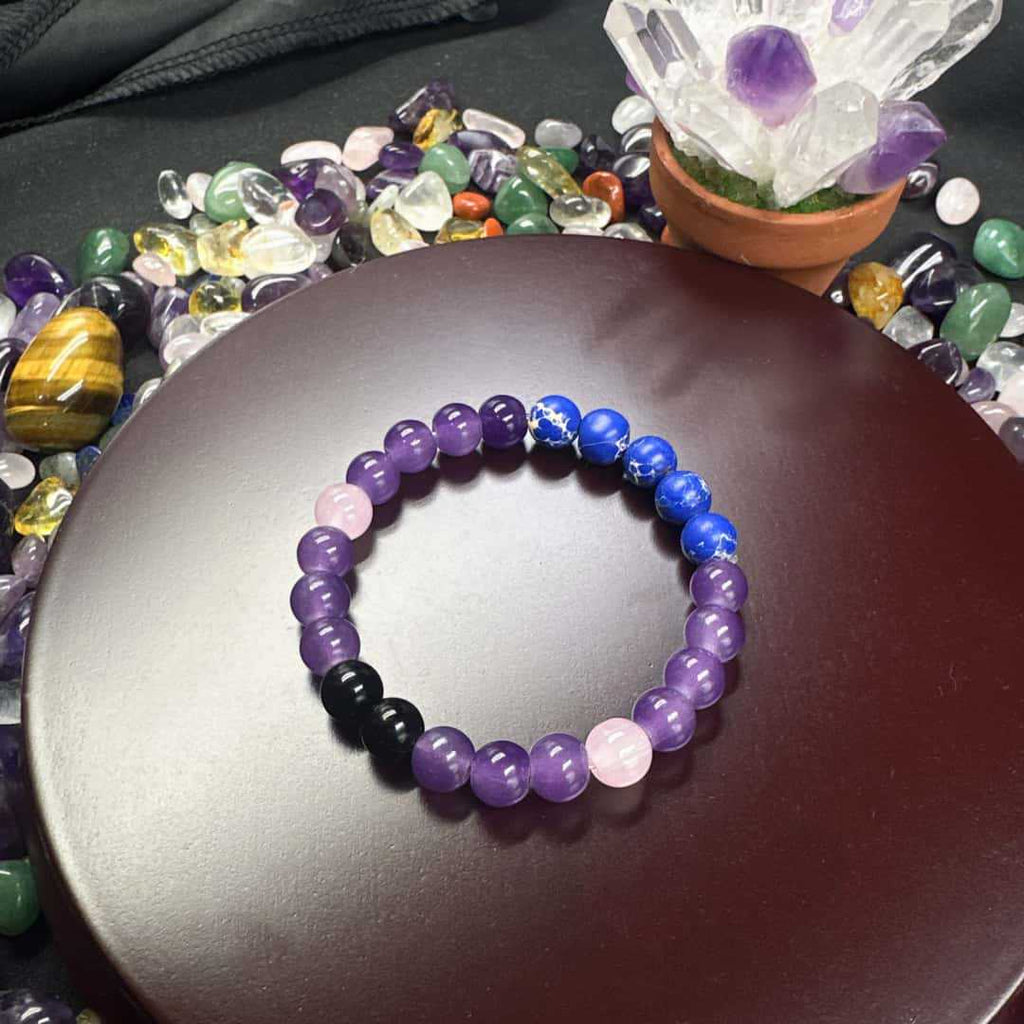 Huaxia Treasures Multi-Gem Bracelet - Love, Protection & Balance