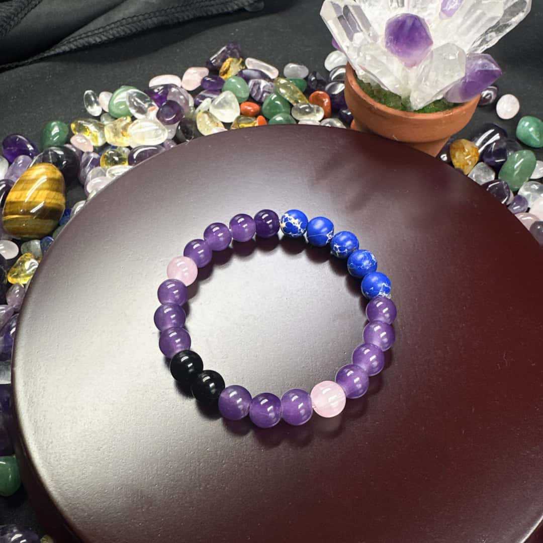 Huaxia Treasures Multi-Gem Bracelet - Love, Protection & Balance