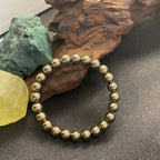 Huaxia Treasures Pyrite Stone Bracelet - Wealth & Protection Feng Shui Accessory