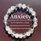 Huaxia Treasures Focus & Balance Bracelet - Clear Quartz & Tiger Eye Gemstone Jewelry