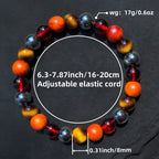 Huaxia Treasures Hematite & Tiger Eye Bracelet - Success, Protection & Focus