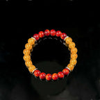 Huaxia Treasures Tiger Eye & Jade Bracelet - Wealth, Success & Protection