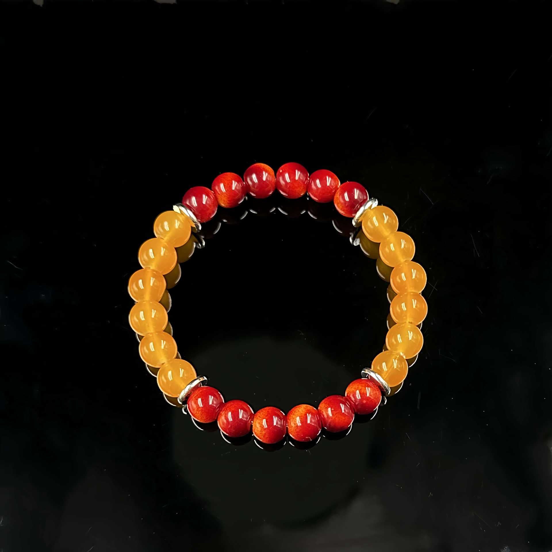 Huaxia Treasures Tiger Eye & Jade Bracelet - Wealth, Success & Protection