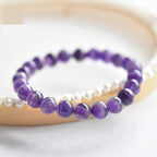 Huaxia Treasures Natural Amethyst Bracelet - Serenity, Focus & Healing