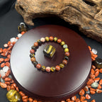 Huaxia Treasures Tiger Eye Bracelet - Wealth, Success & Confidence Energy Jewelry