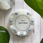 Huaxia Treasures Serenity & Success Bracelet - Aquamarine, Jade & Tiger Eye