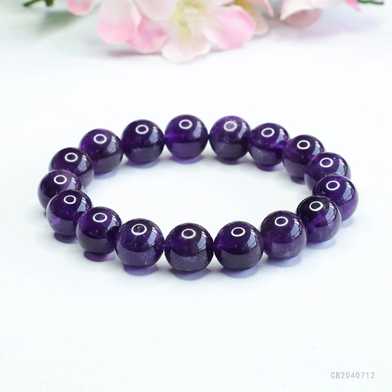 Huaxia Treasures Natural Amethyst Bracelet - Serenity, Focus & Healing