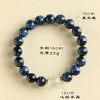 Huaxia Treasures Heart Sutra Bead Bracelet - Aquamarine & Rose Quartz Variants