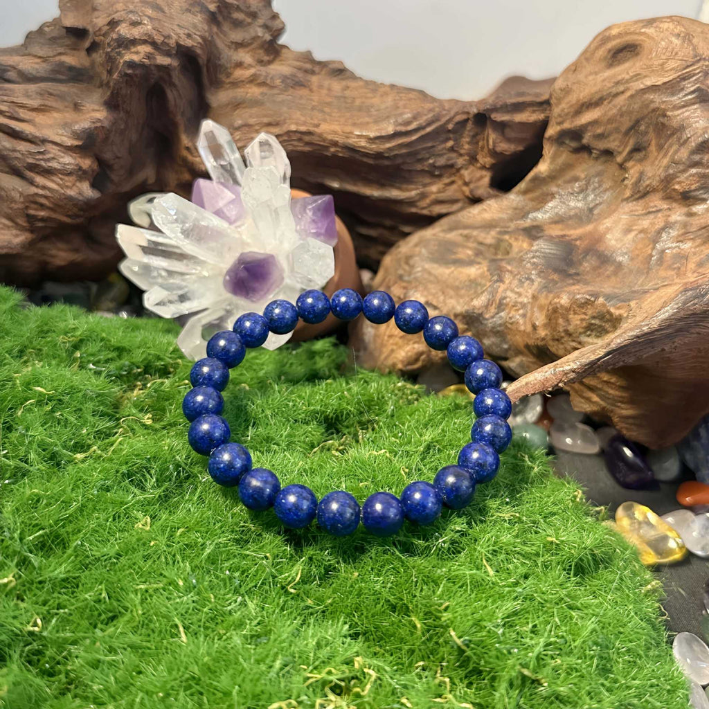 Huaxia Treasures Serenity & Success Bracelet - Lapis Lazuli Gemstone Jewelry