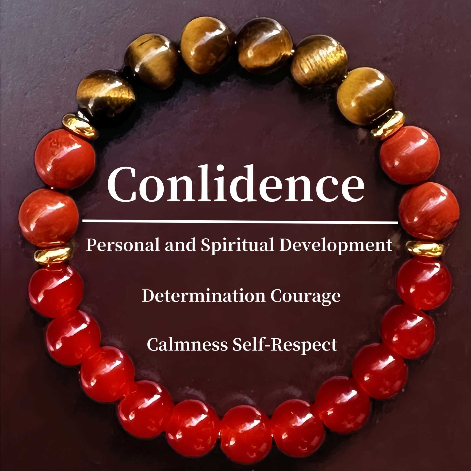 Huaxia Treasures Tiger Eye & Garnet Bracelet - Wealth, Success & Confidence