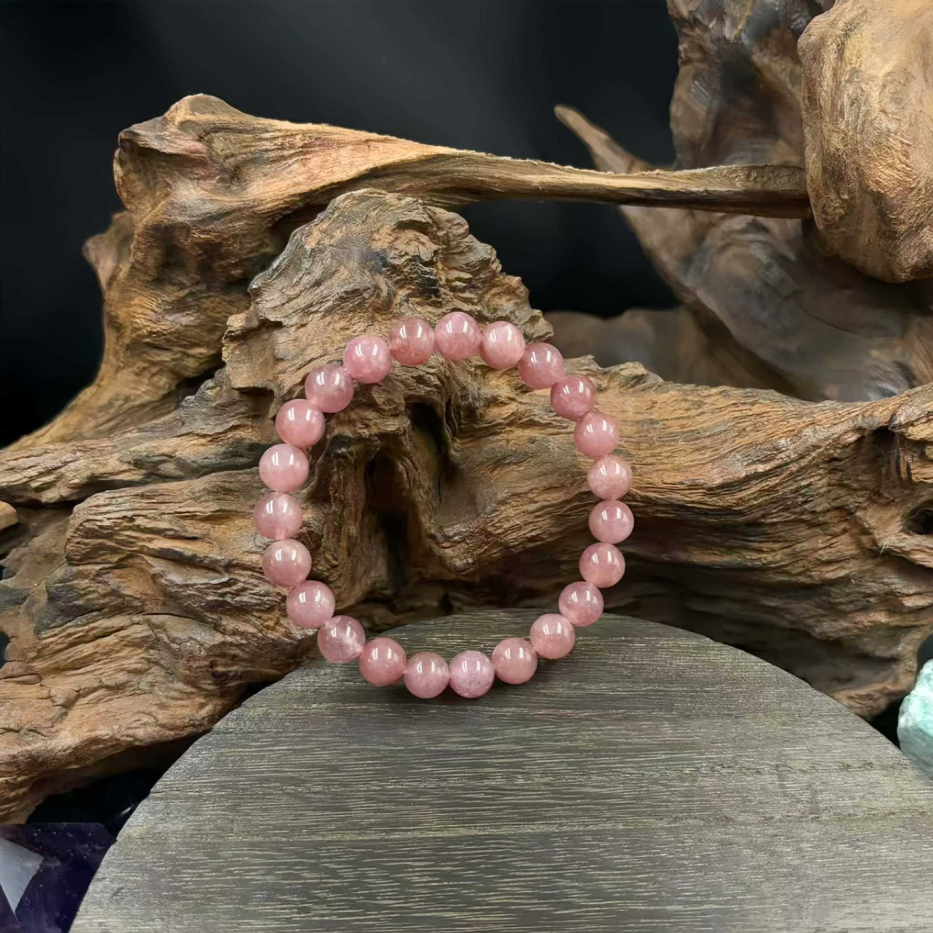 Huaxia Treasures Strawberry Quartz Bracelet - Love, Confidence & Passion