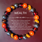 Hematite & Tiger Eye Bracelet - Men’s Stylish Crystal Accessory
