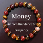 Huaxia Treasures Tiger Eye Bracelet - Wealth, Success & Confidence Energy Jewelry