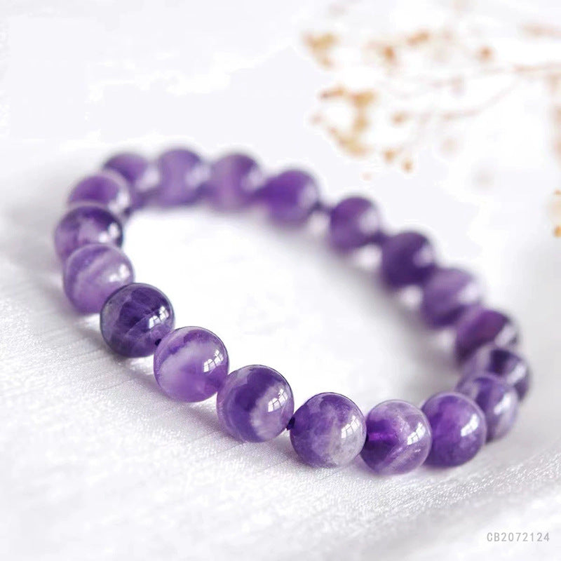 Huaxia Treasures Natural Amethyst Bracelet - Serenity, Focus & Healing