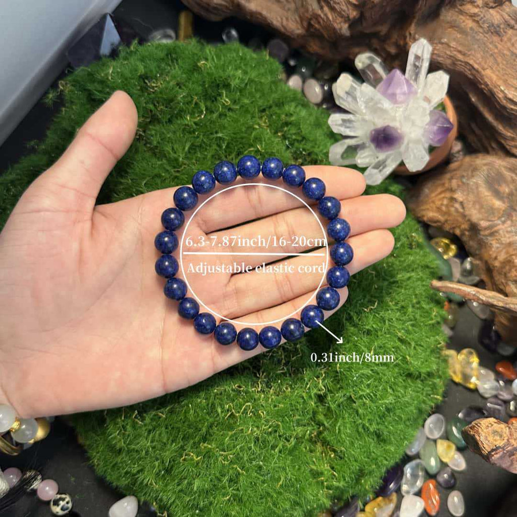 Huaxia Treasures Serenity & Success Bracelet - Lapis Lazuli Gemstone Jewelry