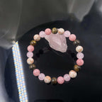 Huaxia Treasures Tiger Eye & Rose Quartz Bracelet - Confidence, Love & Success