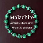 Huaxia Treasures Malachite Bracelet - Wealth, Balance & Healing Energy Jewelry 中文翻译