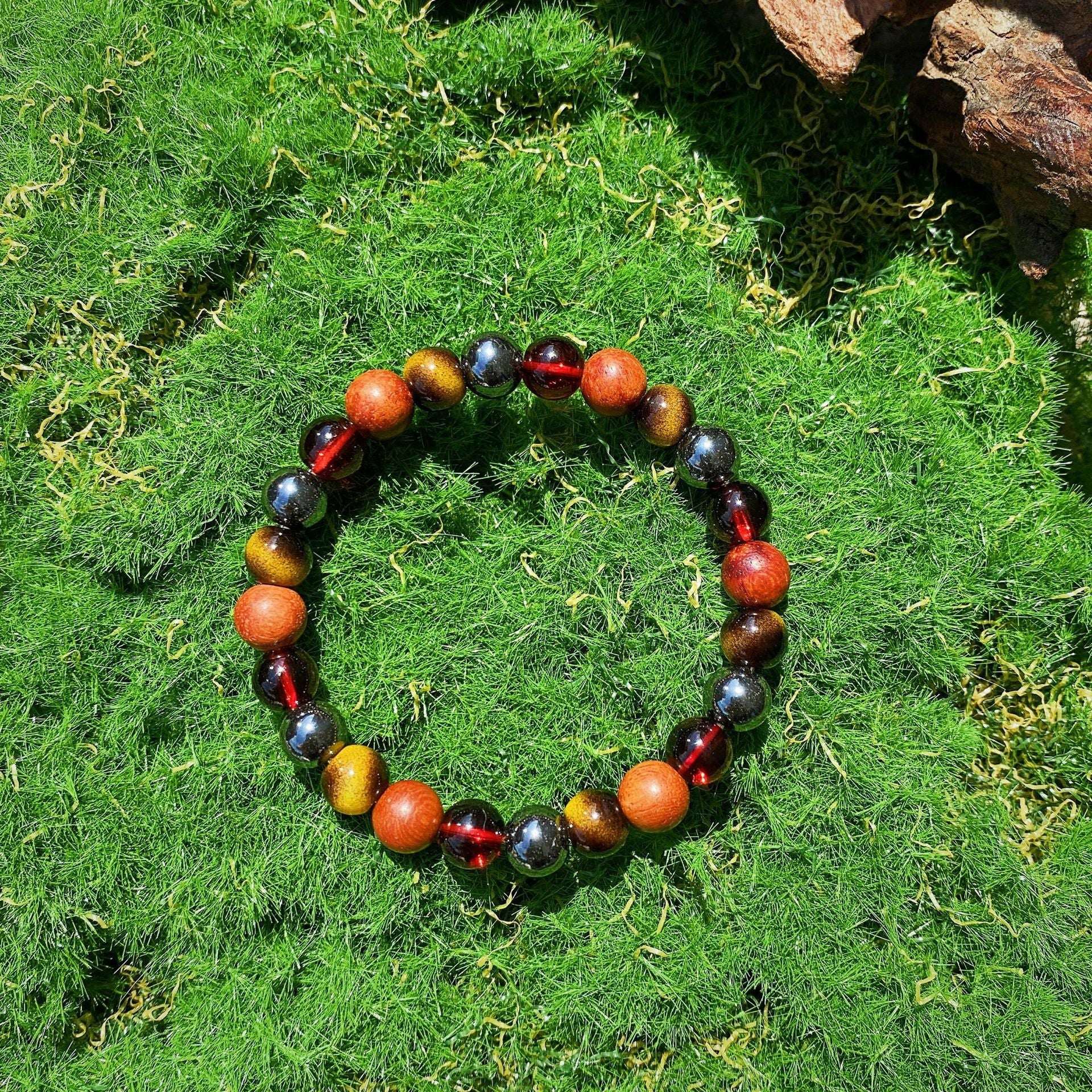 Hematite & Tiger Eye Bracelet - Men’s Stylish Crystal Accessory