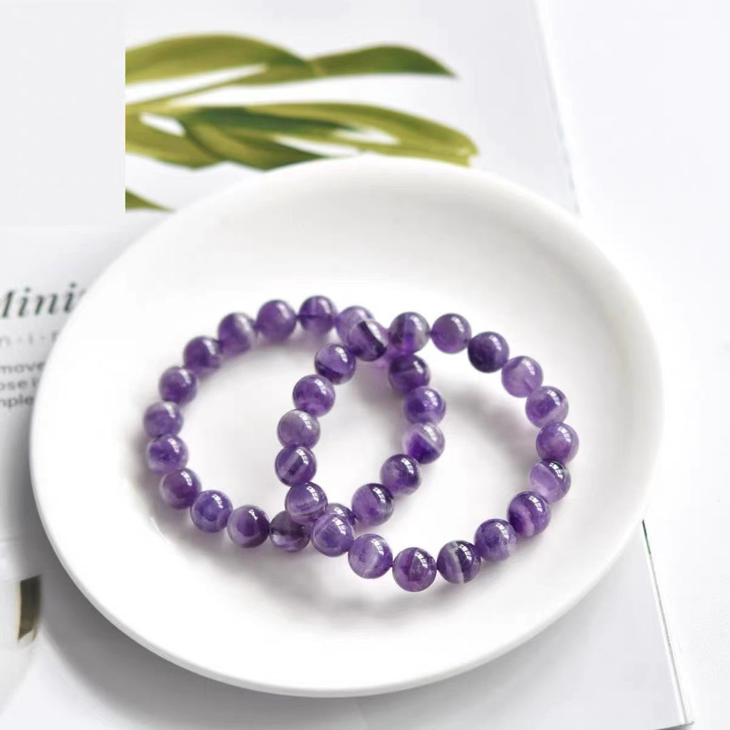 Huaxia Treasures Natural Amethyst Bracelet - Serenity, Focus & Healing